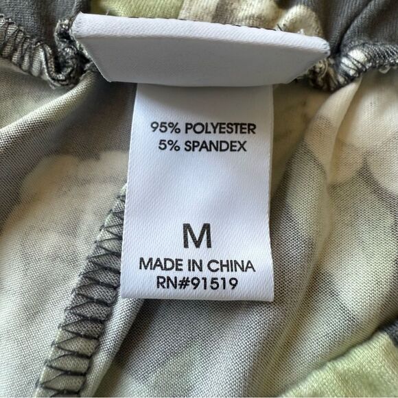 New With Tags Echo Sleepwear “Modern Bloom” Pajama Pants  with Pockets Size Med - Picture 4 of 13